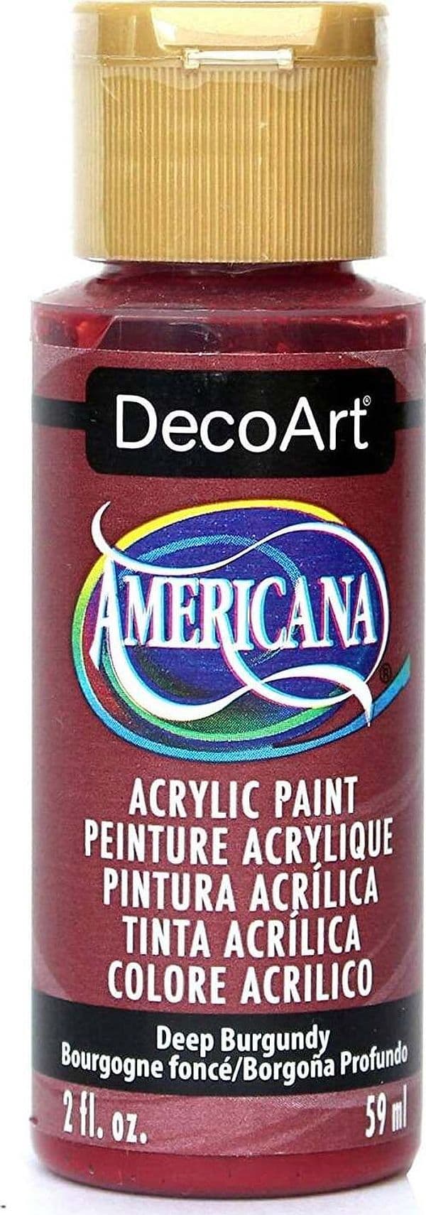 Artdeco-DecoArt,-Vernice-acrilica-Americana,-56,7-g,-Colore:-Mora-Deep-Burgundy