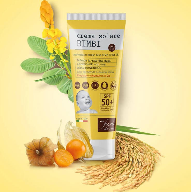 Artsana Fiocchi Di Riso Crema Solare per Bimbi SPF 50+ 100 Ml Protezione Solare Intensa Per Bambini e Neonati Bellezza/Cura della pelle/Protezione solare e abbronzatura/Protezione solare/Protezione solare corpo Sanitaria Gioia del Bimbo - Villa San Giovanni, Commerciovirtuoso.it
