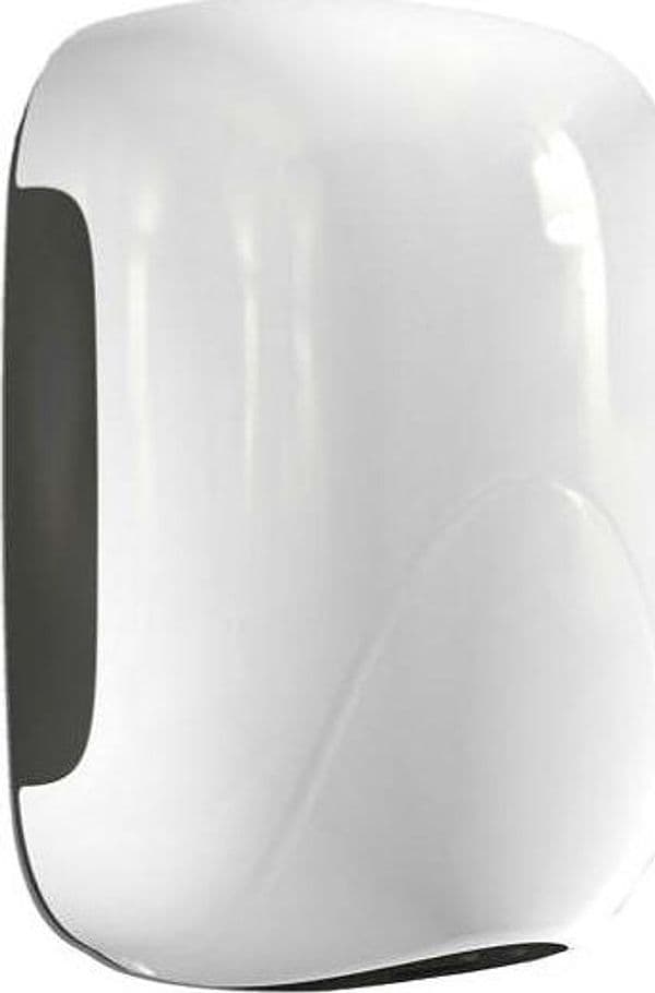 Asciugamani automatico Mini Zefiro - 23 8x15 6x9 9 cm - 900 W - ABS - bianco lucido - Medial International Casa e cucina/Bagno/Accessori per il bagno/Asciugamani ad aria Eurocartuccia - Pavullo, Commerciovirtuoso.it