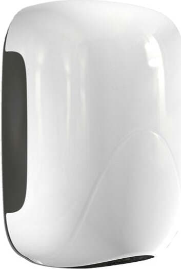 Asciugamani automatico Mini Zefiro - 23 8x15 6x9 9 cm - 900 W - ABS - bianco lucido - Medial International Casa e cucina/Bagno/Accessori per il bagno/Asciugamani ad aria Eurocartuccia - Pavullo, Commerciovirtuoso.it