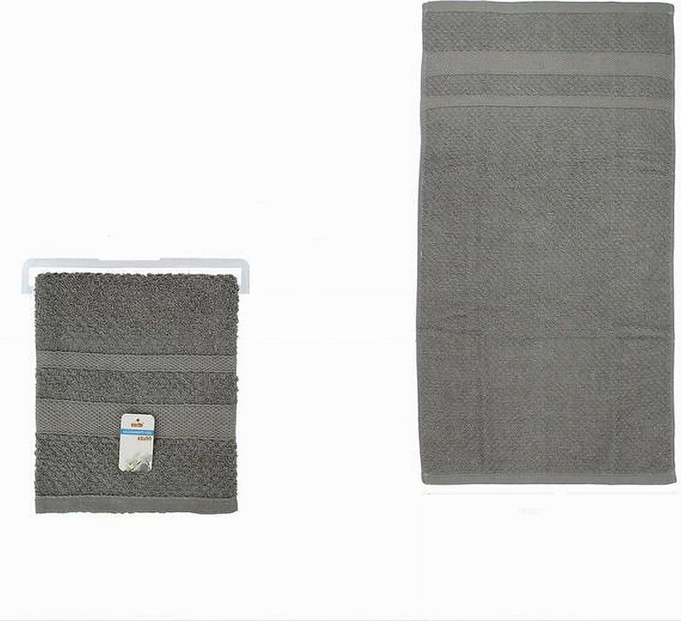 ASCIUGAMANO DA BAGNO VISO IN COTONE MORBIDA 48 X 90 CM 175GR COLORE GRIGIO 79500 in Set di asciugamani Trade Shop italia - Napoli, commercioVirtuoso.it