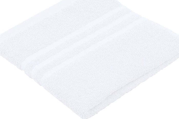 Asciugamano in spugna 50 x 100 cm Bianco Casa e cucina/Tessili per la casa/Biancheria da bagno/Asciugamani/Asciugamani viso-mani Scontolo.net - Potenza, Commerciovirtuoso.it