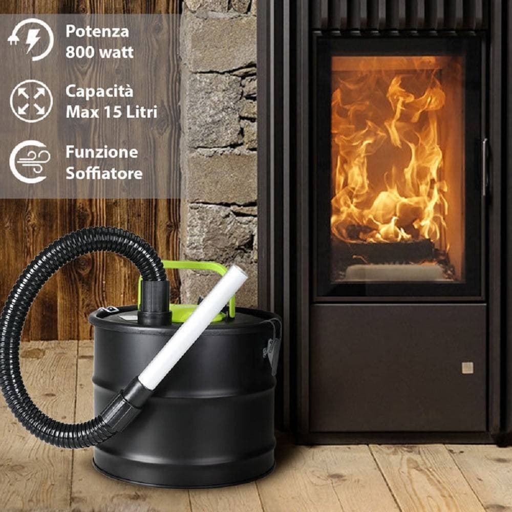 Aspiracenere Elettrico 800w Serbatoio Capacit? 15lt Aspirapolvere Cenere 4887 Casa, arredamento e bricolage > Elettrodomestici > Aspiracenere Trade Shop italia - Napoli, Commerciovirtuoso.it