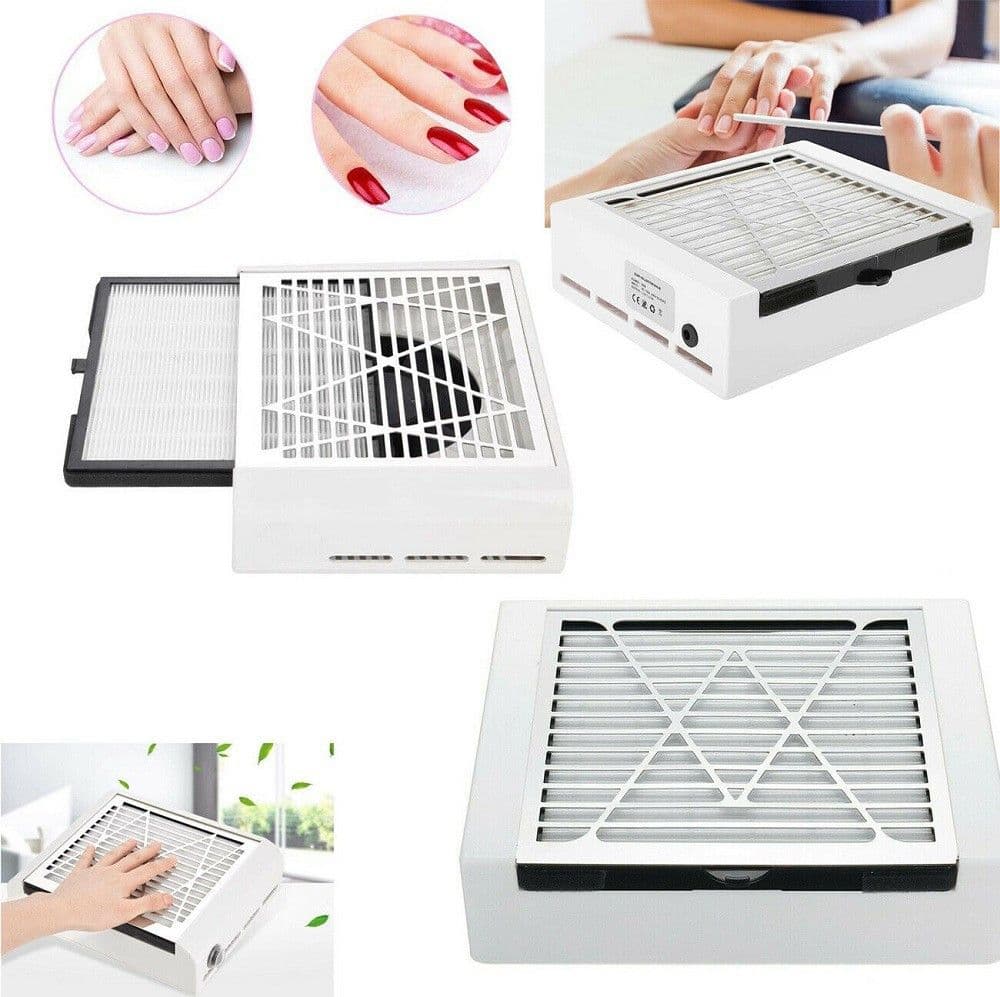 Aspirazione-Per-Unghie-Manicure-Pedicure-Da-Tavolo-40-Watt-Estetista-Dc239