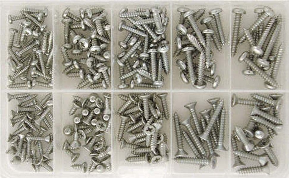 Assortimento di viti autofilettanti, confezione da 226 pezzi Panda Fai da te/Ferramenta/Chiodi viti ed elementi di fissaggio/Viti/Viti autofilettanti/Viti filettanti e perforanti Scontolo.net - Potenza, Commerciovirtuoso.it