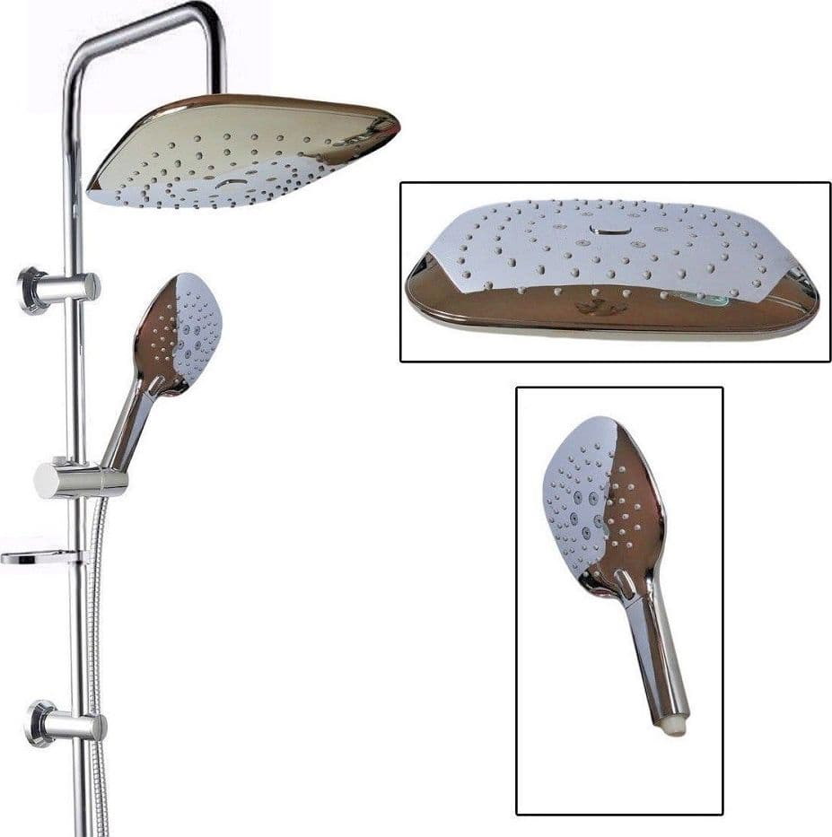 Asta Saliscendi Cromata Colonna Doccia Soffione Fisso Doccetta Saliscendi 9001v2 Fai da te/Attrezzature per cucine e bagni/Attrezzature per bagni/Docce e componenti doccia/Sistemi saliscendi per vasche da bagno e docce Trade Shop italia - Napoli, Commerciovirtuoso.it