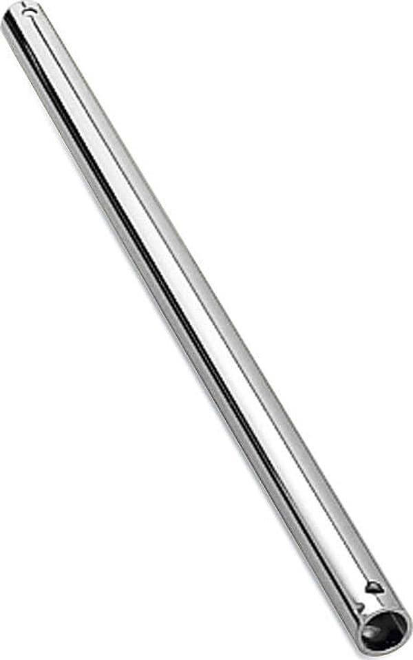 Asta Sostitutiva Ventilatore 45 Cm Metallo Cromo Lucido