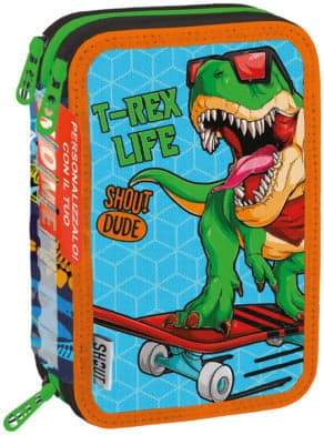 Astuccio 3 cerniere shout “t-rex” in Astucci Cartoleria Deja Vu - Crotone, commercioVirtuoso.it