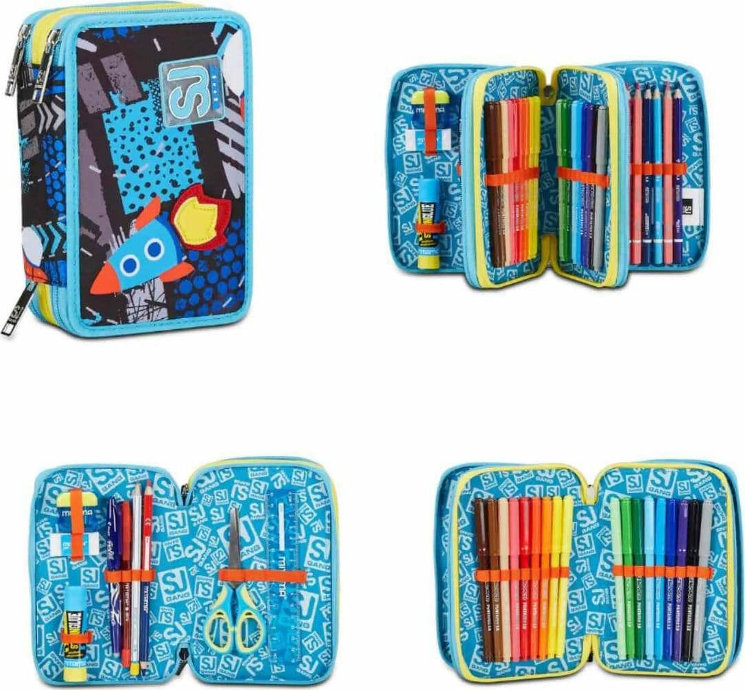Astuccio 3 zip sj gang go to space boy in Astucci Cartoleria Deja Vu - Crotone, commercioVirtuoso.it