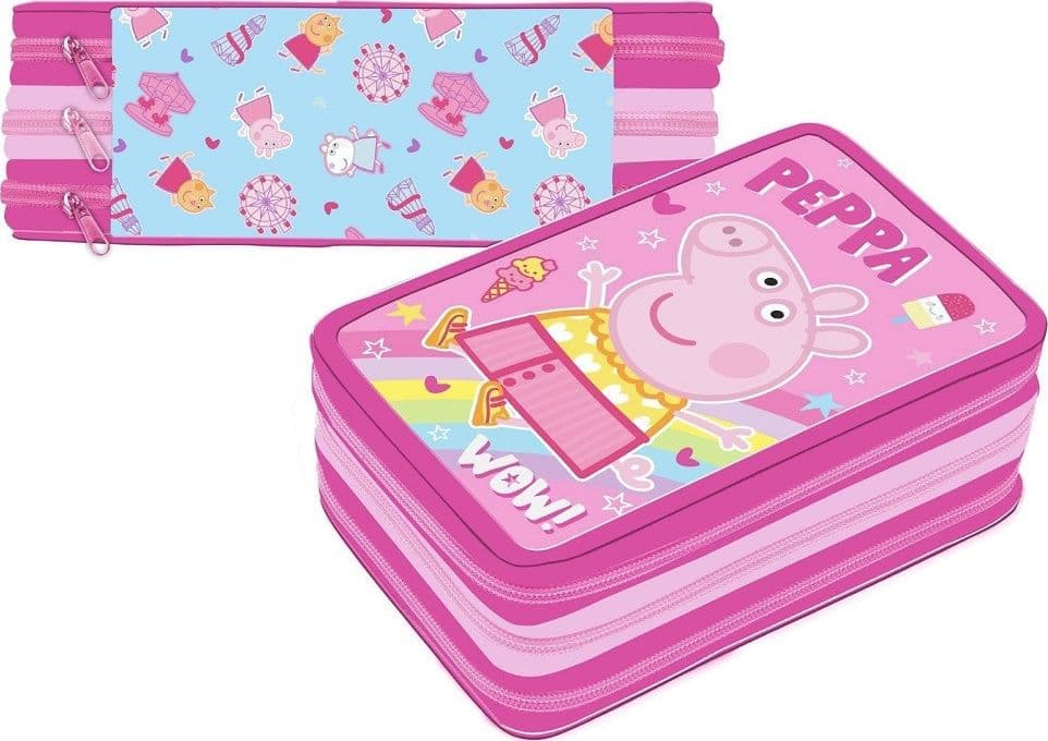 Astuccio Completo Portapenne 3 Scomparti Cerniere Peppa Pig Con Accessori Scuola Giocattoli e infanzia > Scuola > Astucci Trade Shop italia - Napoli, Commerciovirtuoso.it