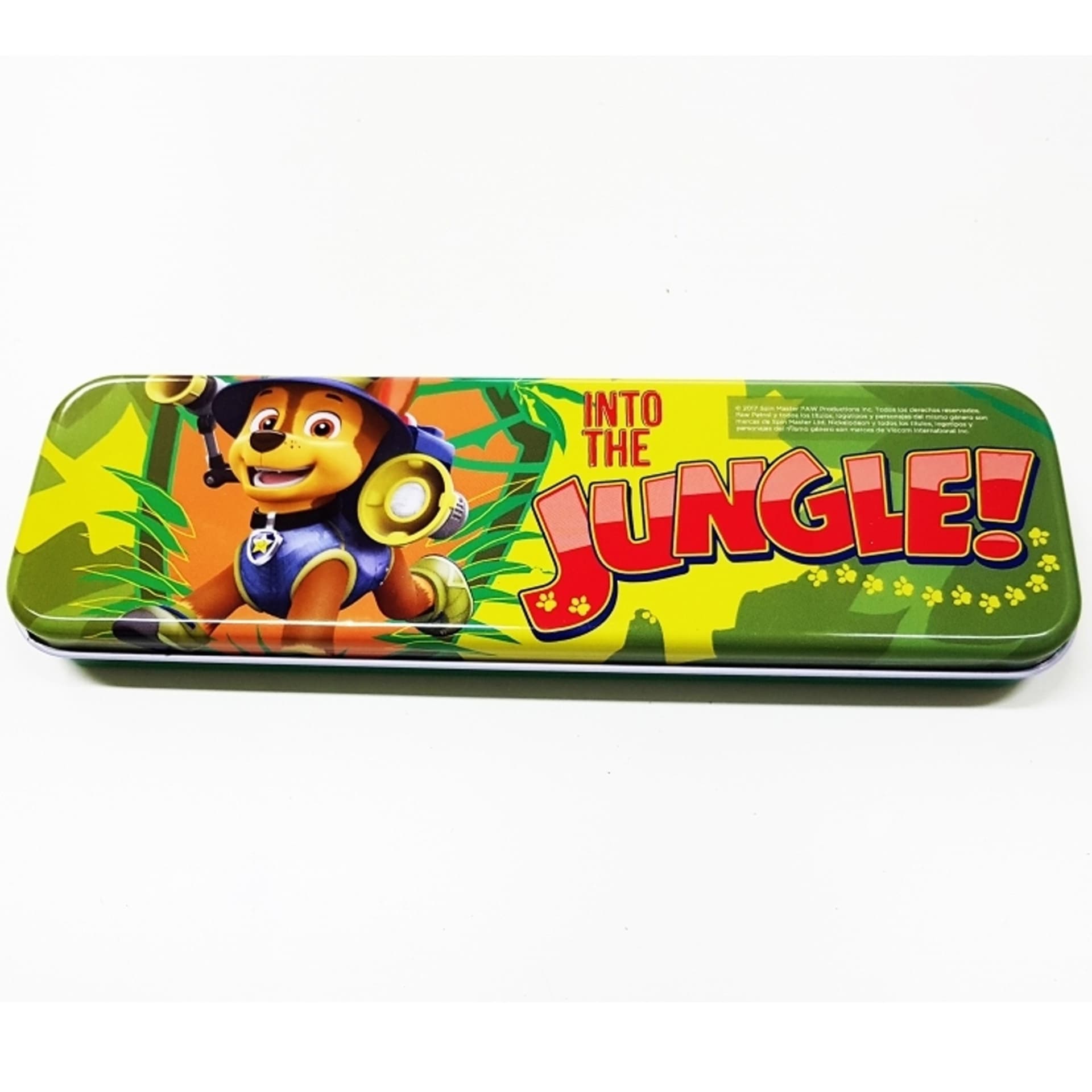 ASTUCCIO IN METALLO PAW PATROL JUNGLE PORTAPENNE PORTAPASTELLI MATITE BAMBINO Cancelleria e prodotti per ufficio/Scuola e materiale didattico/Materiale scolastico/Cartelle e zaini per la scuola/Astucci Trade Shop italia - Napoli, Commerciovirtuoso.it