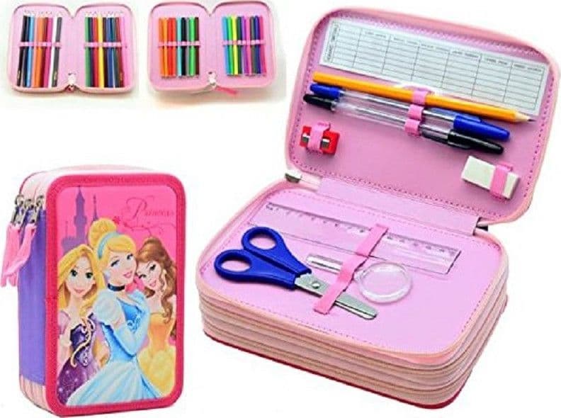 ASTUCCIO PRINCIPESSE DISNEY RAPUNZEL BELLA CENERENTOLA 3 ZIP ACCESSORIATO SCUOLA Cancelleria e prodotti per ufficio/Scuola e materiale didattico/Materiale scolastico/Cartelle e zaini per la scuola/Astucci Trade Shop italia - Napoli, Commerciovirtuoso.it