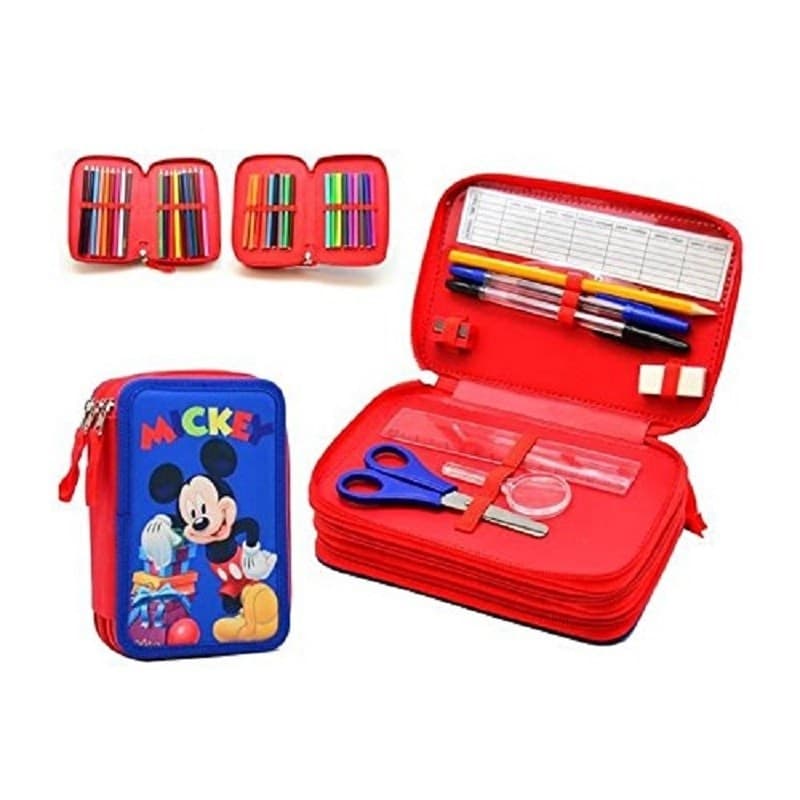 ASTUCCIO TOPOLINO MICKEY MOUSE DISNEY 3 ZIP 20x13x6.5CM SCOMPARTO ACCESSORIATO SCUOLA Cancelleria e prodotti per ufficio/Scuola e materiale didattico/Materiale scolastico/Cartelle e zaini per la scuola/Astucci Trade Shop italia - Napoli, Commerciovirtuoso.it