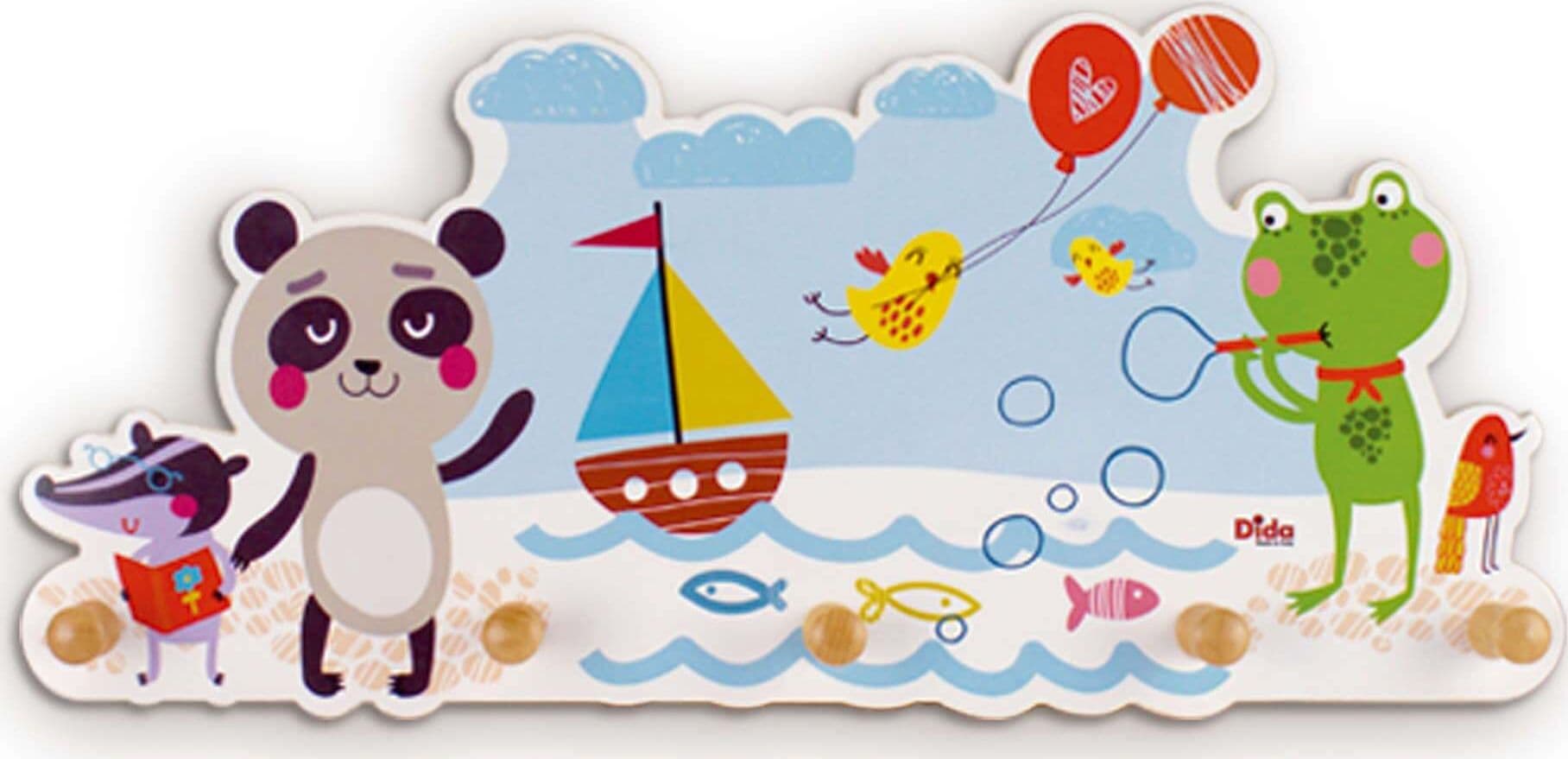 Attaccapanni - Happy Day at The Sea Da Parete per Cameretta Bambini in Attaccapanni e appendini Dida - Ragusa, commercioVirtuoso.it