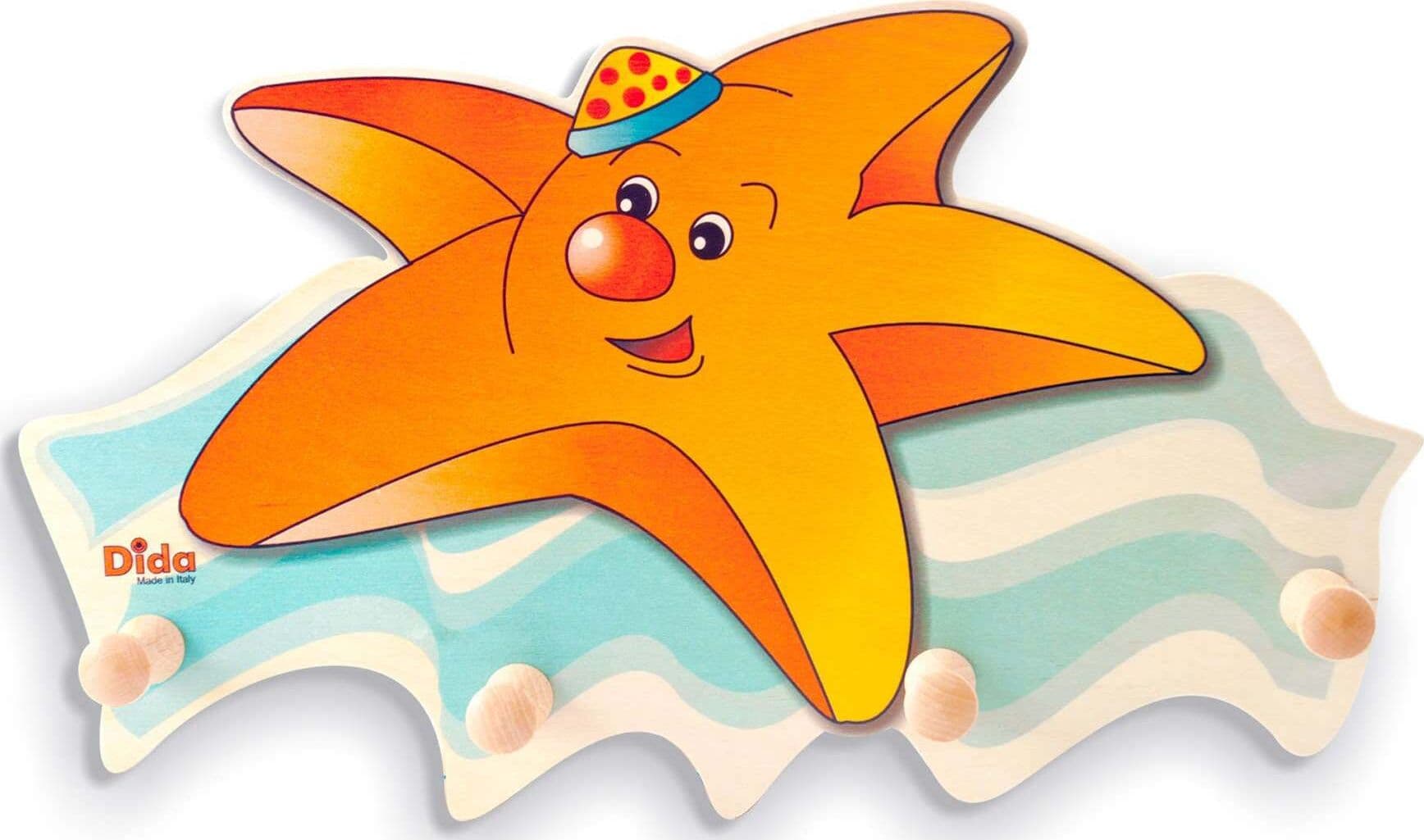 Attaccapanni - Stella Marina Da Muro per Cameretta Bambini Dida