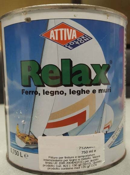 ATTIVA-RELAX---SMALTO-ALL'ACQUA-PER-FERRO,-LEGNO,-LEGHE-E-MURI-750-ML-GIALLO-T.53-LUCIDO