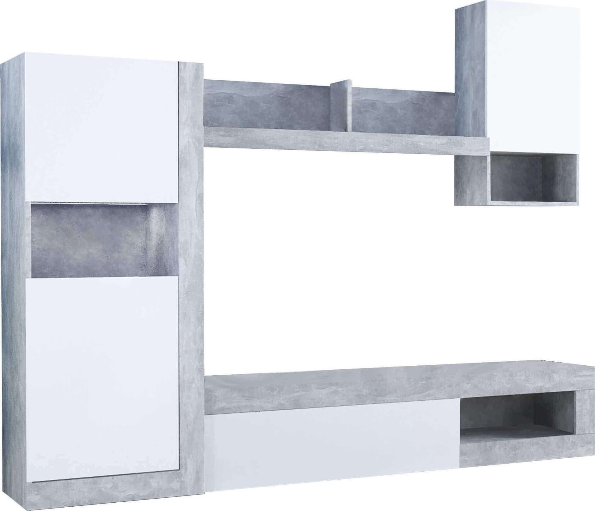AUGUSTO---parete-attrezzata-soggiorno-248x42x200-h-Grigio-Milani-Home