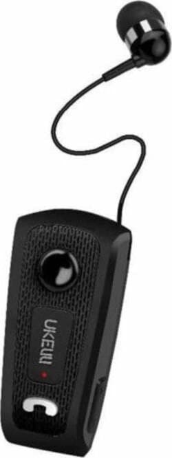 AURICOLARE BLUETOOTH CUFFIA CLIP-ON UK-E20 CAVO RETRATTILE SMARTPHONE