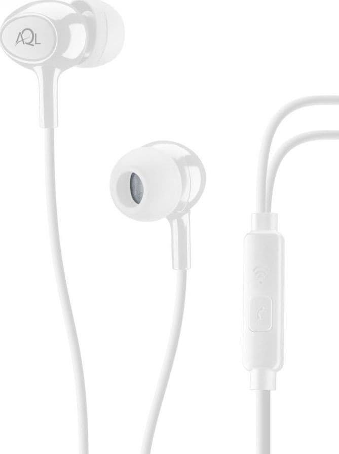 auricolare vivaoce stereo bianco