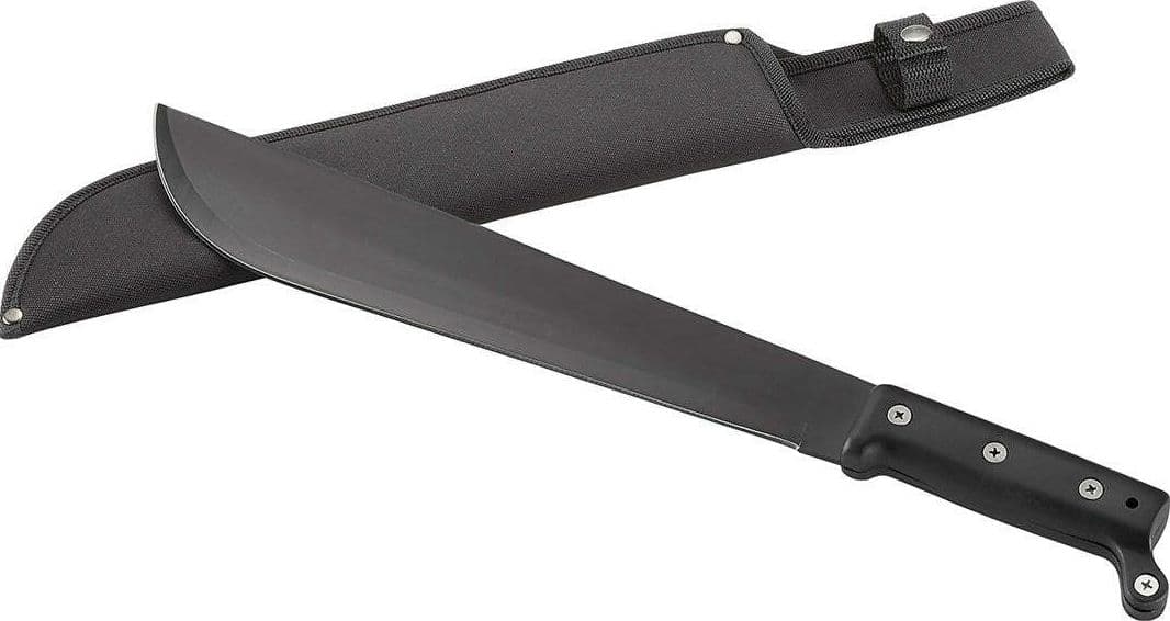 Ausonia - 28413 Machete Con Lama Teflonata Da 32 Cm E Manico Plastica Con Laccetto E Con Fodero In Nylon