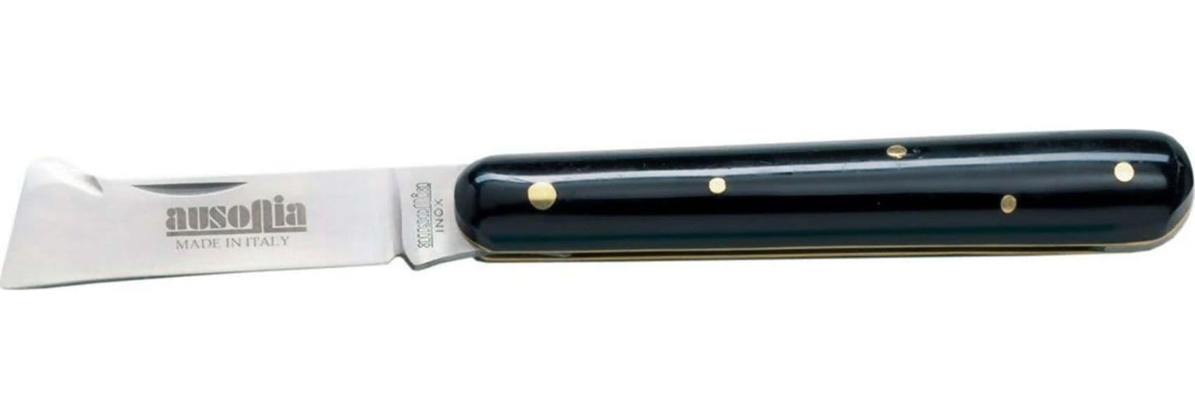 Ausonia - 32030 Coltello Da Innesto Professionale Chiudibile Lama Piatta Per Innestare Made In Italy Da Cm 15 Con Manico In Finto Corno in Coltelli da giardino Ausonia - Maniago, commercioVirtuoso.it