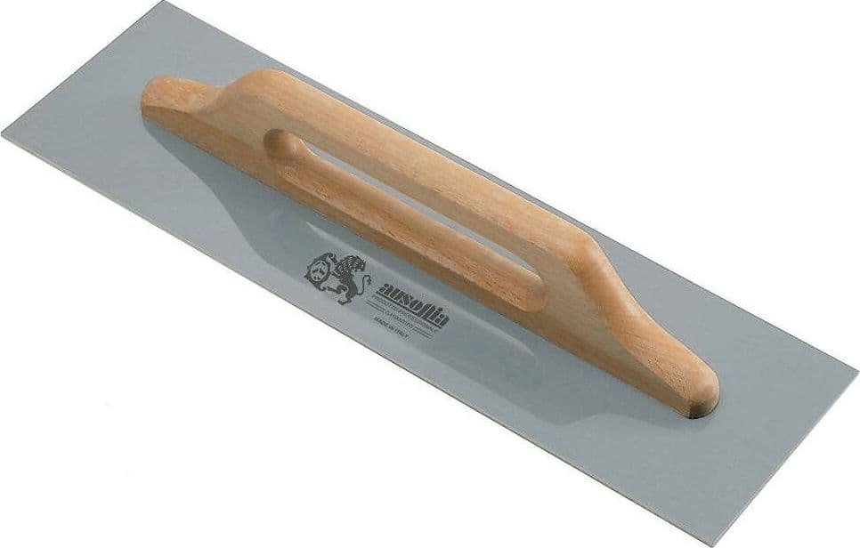 Ausonia - 42077 Frattazzo Frattone Per Stucco A Due Mani Made In Italy Con Lama In Acciaio Carbonio 48X10 E Manico Legno in Cazzuole di finitura Ausonia - Maniago, commercioVirtuoso.it