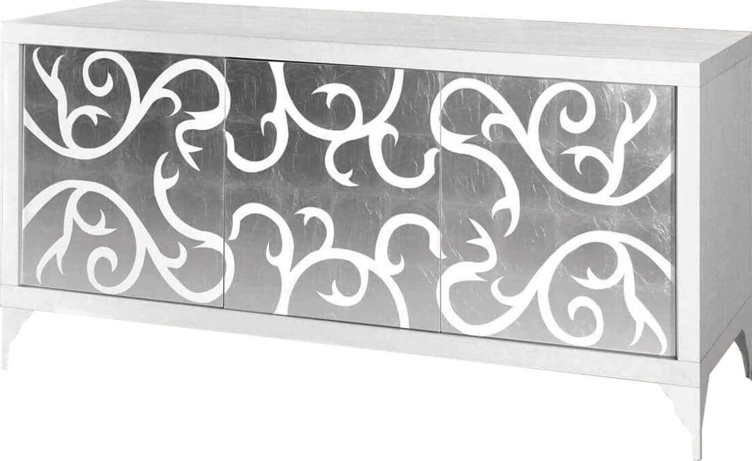AUSTIN---credenza-in-legno-massello-180x45x81-Bianco-Milani-Home