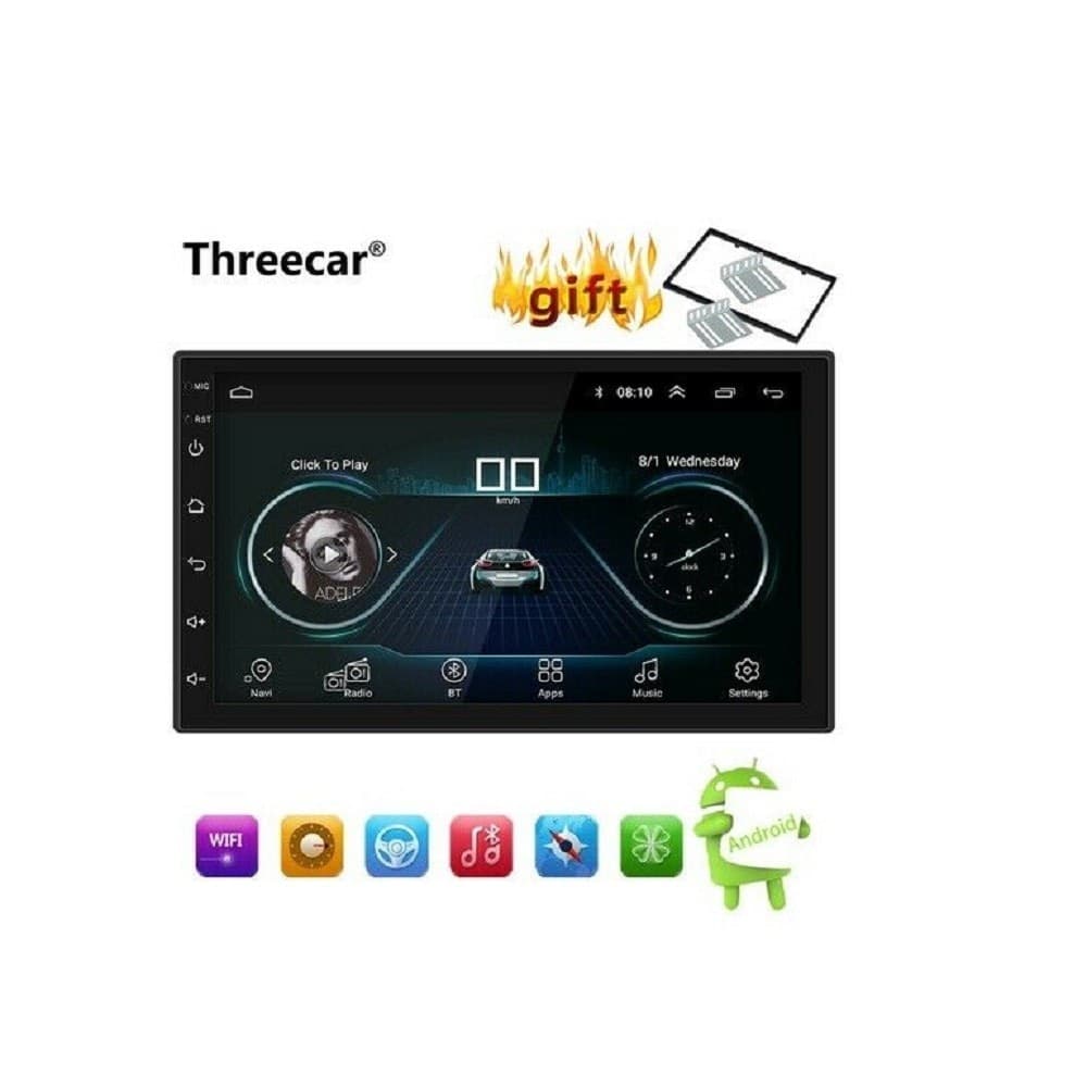 Autoradio-Doppio-Din-Android-8.1-Navigatore-Gps-Mirror-Link-Bluetooth-Stereo
