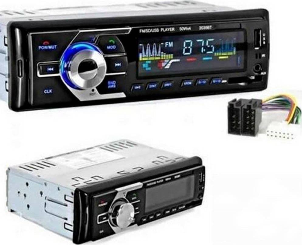 AUTORADIO STEREO PER AUTO BLUETOOTH RADIO FM MUSICA MP3 SD USB MMC CARD 2035BT in Autoradio Trade Shop italia - Napoli, commercioVirtuoso.it