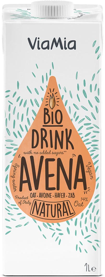 Avena biologica 1000 ml bevanda vegetale via mia ( da the bridge / veneto )