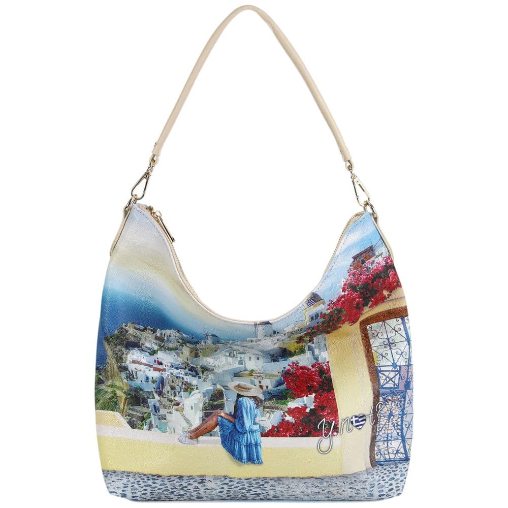 YNot borsa hobo bag stampa Greek Summer YES618S5 Borse YNot