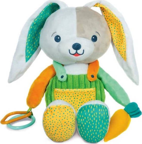 BABY CLEMENTONI Benny The Bunny per Bambini, 17419, Multicolore Pupazzo Bambini e Neonati Coniglietto Colorato Made in Italy Giocattoli Sanitaria Gioia del Bimbo - Villa San Giovanni, Commerciovirtuoso.it