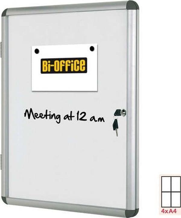 Bacheca per interni - fondo bianco magnetico - 4 fogli A4 - verticale - Bi-Office Cancelleria e prodotti per ufficio/Archivio ufficio e accessori per scrivania/Lavagne e bacheche/Bacheche multifunzione Eurocartuccia - Pavullo, Commerciovirtuoso.it