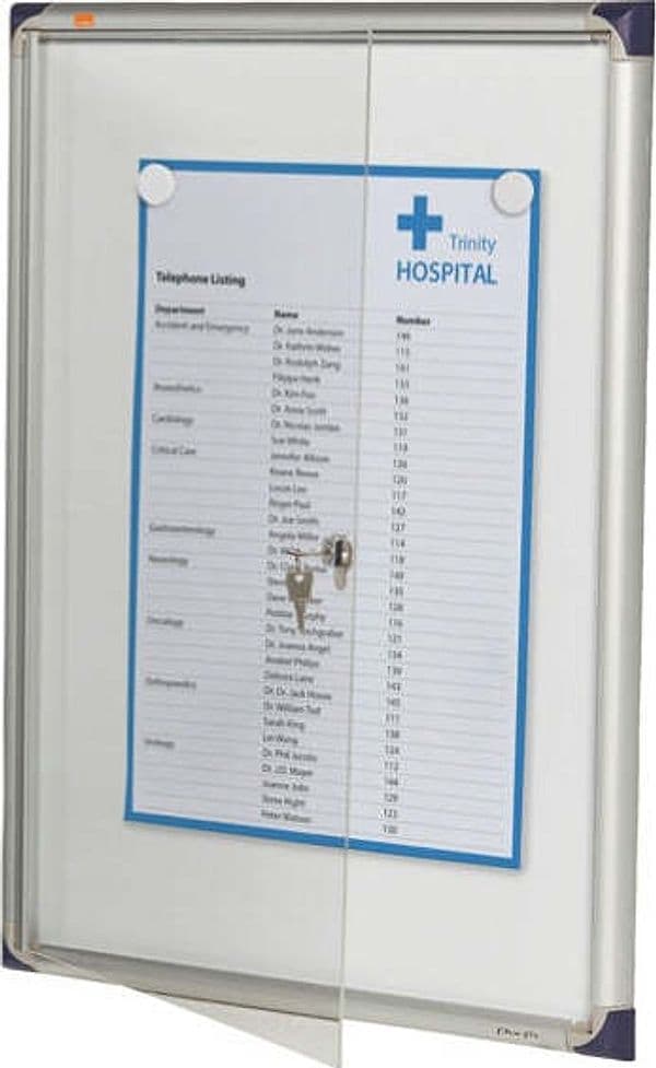 Bacheca per interni ultrapiatta - fondo in metallo magnetico bianco - 4 fogli A4 - verticale - Nobo Cancelleria e prodotti per ufficio/Archivio ufficio e accessori per scrivania/Lavagne e bacheche/Bacheche multifunzione Eurocartuccia - Pavullo, Commerciovirtuoso.it