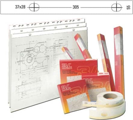 Banda appendidisegni - PVC - 55mmx50metri - bianco opaco - 3L Casa e cucina/Hobby creativi/Cornici/Ganci appendi quadri Eurocartuccia - Pavullo, Commerciovirtuoso.it