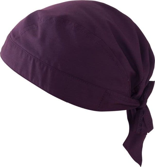 Bandana Marte Prugna Copricapo Cuoco con Tergisudore in Giacche da chef Dresswork - Como, commercioVirtuoso.it