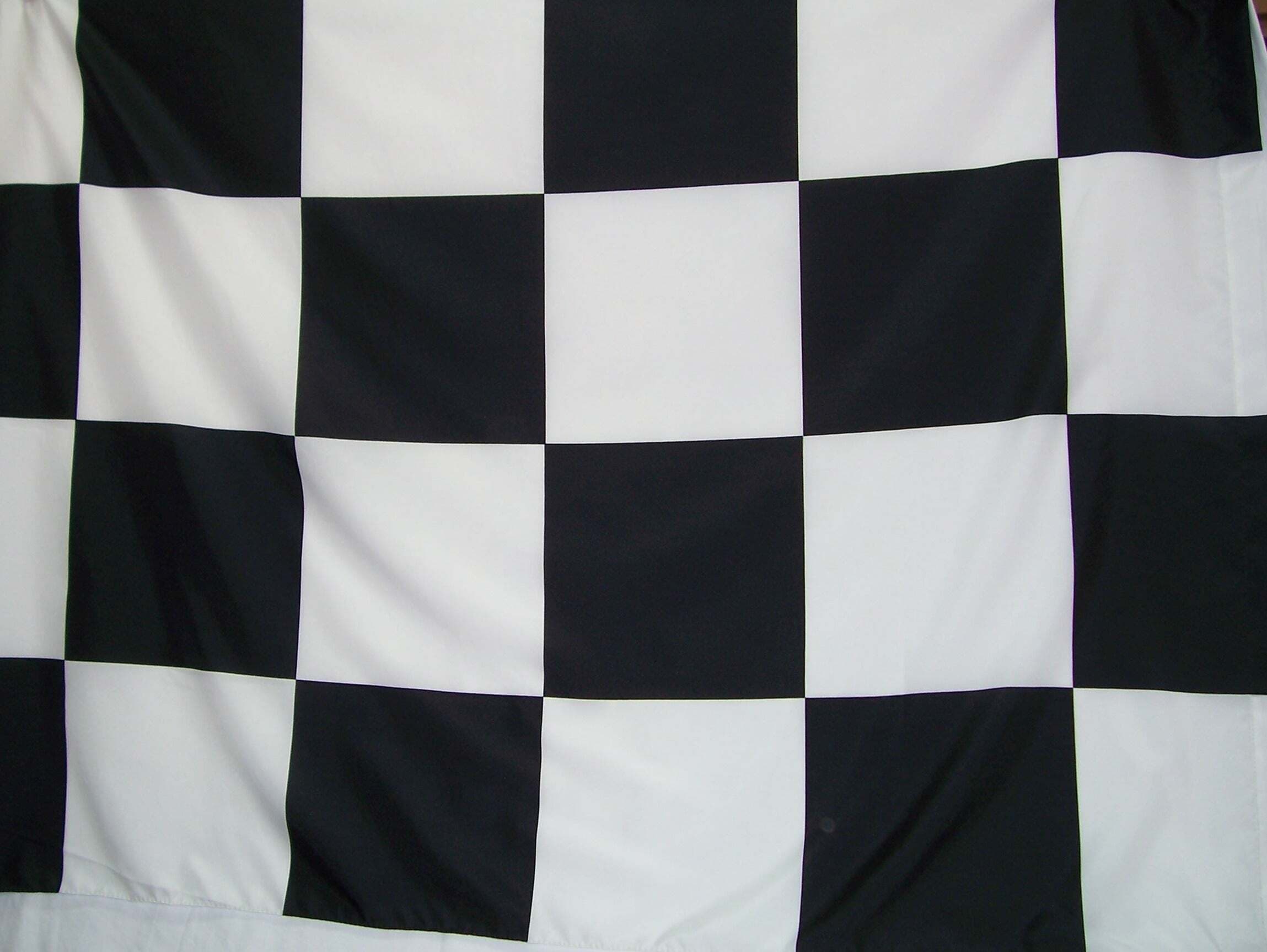 Bandiera a Scacchi Bianconera Sport e tempo libero/Fan Shop/Patio prato e giardino/Bandiere per esterno Il Distintivo - Pesaro, Commerciovirtuoso.it