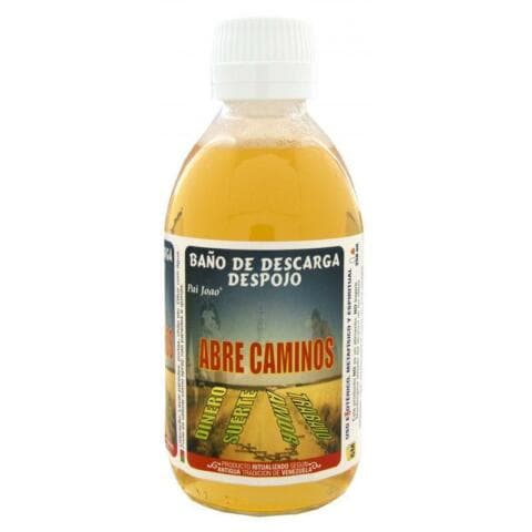 BAŇO DE DESCARGA DESPOJO ABRE CAMINOS 250 ML ESOTERISMO SANTERIA VENEZUELA in Oli e acque esoteriche Agbon - Martinsicuro, commercioVirtuoso.it