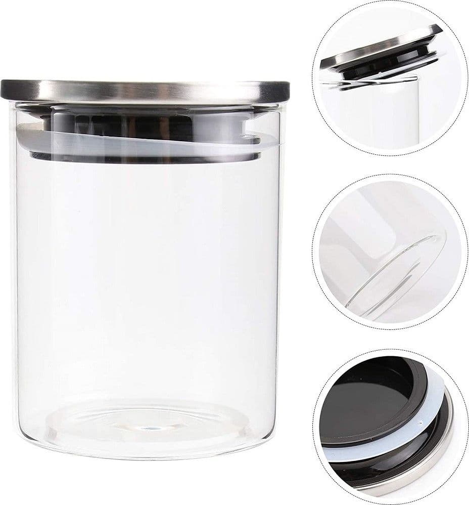 Barattolo 700ml Sottovuoto Alimenti In Vetro Trasparente Per Cereali Snack Cucina Casa, arredamento e bricolage > Cucina > Barattoli e Contenitori Trade Shop italia - Napoli, Commerciovirtuoso.it