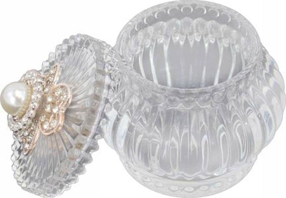 Barattolo Contenitore Zuccheriera Porta Caramelle Dolci Confetti Vetro 7x8 72285 Casa e cucina/Stoviglie/Piatti ciotole e vassoi/Lattiere e zuccheriere/Zuccheriere Trade Shop italia - Napoli, Commerciovirtuoso.it