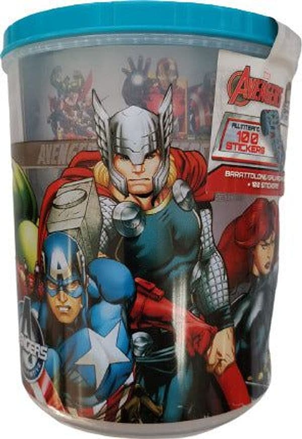 Barattolone Salvadanaio Avengers + 100 Stickers Casa e cucina/Decorazioni per interni/Decorazioni cameretta ragazzi/Salvadanai Scontolo.net - Potenza, Commerciovirtuoso.it