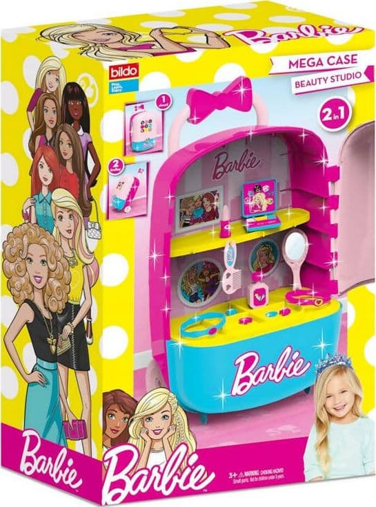 Barbie Trolley Beauty Studio Con Accessori Valigetta Da Trucco Giocattolo Barbie 3+ Anni Mattel in Beauty Case Cartoleria Deja Vu - Crotone, commercioVirtuoso.it