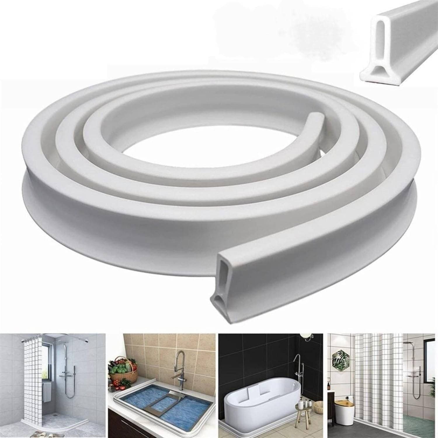 BARRIERA STRISCIA DI TENUTA IN PVC PARA ACQUA PER DOCCIA BAGNO E LAVELLO CUCINA in Box doccia Trade Shop italia - Napoli, commercioVirtuoso.it