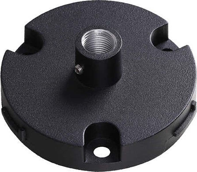 Base Moderna Jedi Alluminio Antracite D9,6Cm