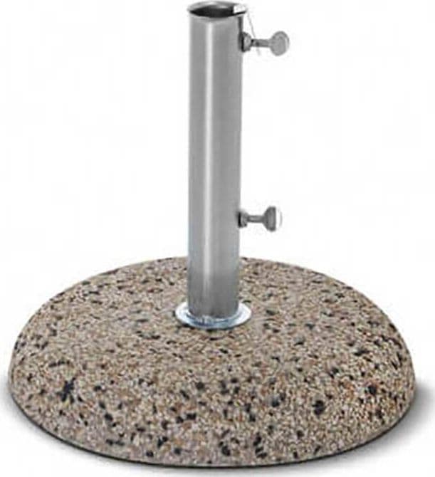 Base-ombrellone-palo-centrale-kg-55-con-tubo-diametro-58-mm-Grigio-Milani-Home