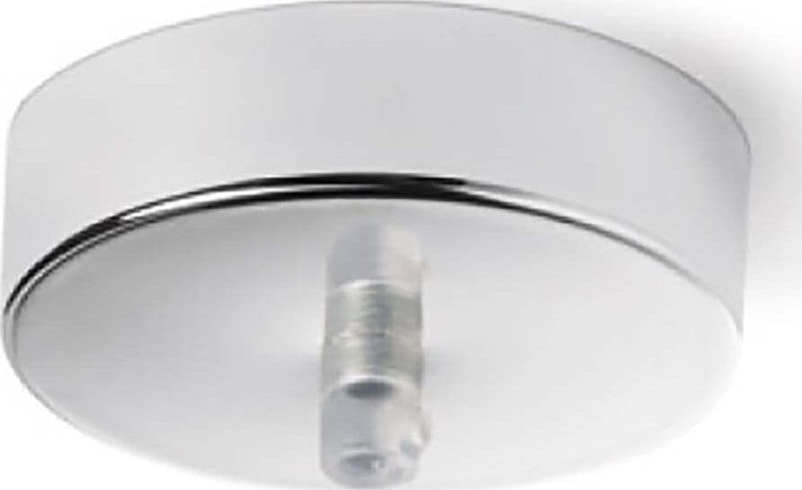 Base-Perenz-6247-rosone-soffitto-moderno-metallo-cromo-satinato-nero-bianco