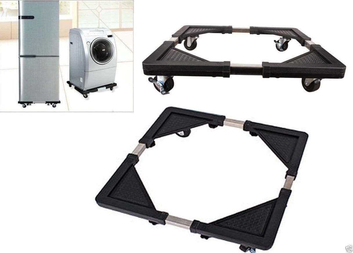 BASE SUPPORTO PER FRIGO FRIGORIFERO LAVATRICE CON RUOTE PIASTRA ELETTRODOMESTICI