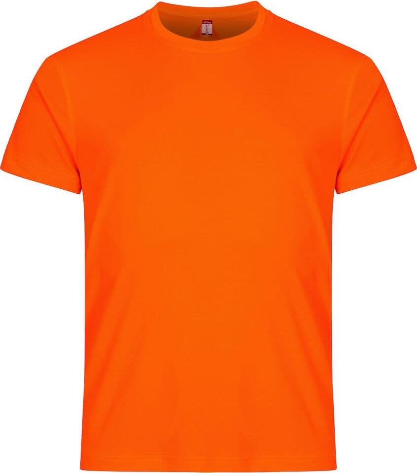 Basic Active-T Arancio HV T-Shirt Tessuto Tecnico Sportivo Asciugatura Rapida in T-shirt Dresswork - Como, commercioVirtuoso.it