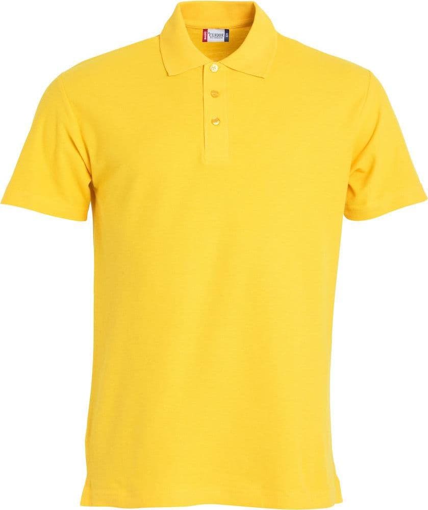 Basic Polo Giallo Polo Manica Corta in Polo Dresswork - Como, commercioVirtuoso.it