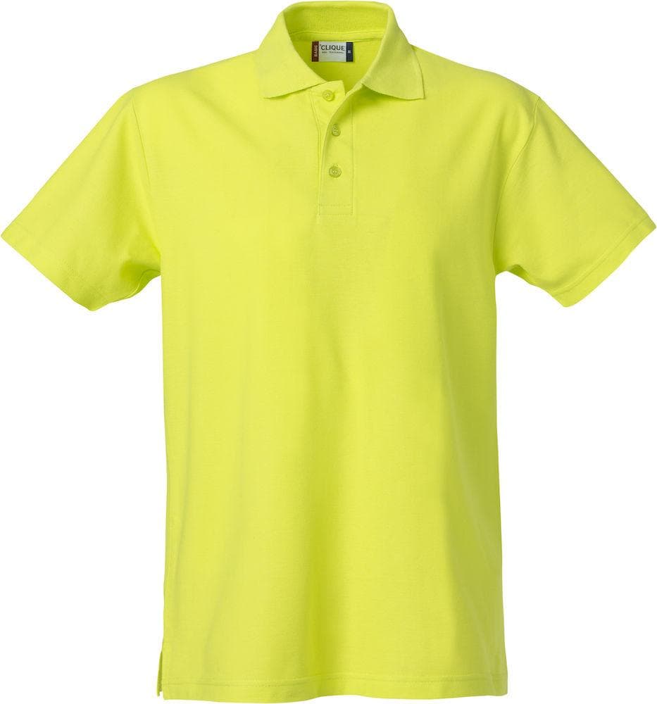 Basic Polo Lime Polo Manica Corta in Polo Dresswork - Como, commercioVirtuoso.it